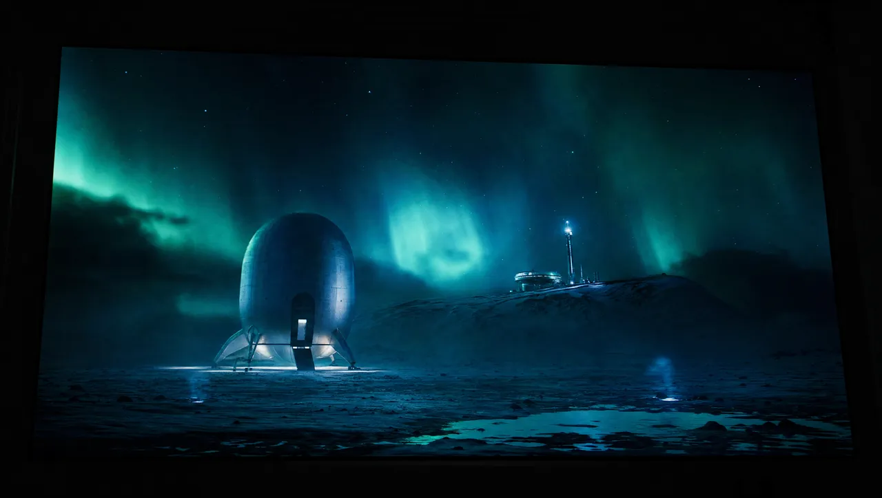 Escena de película proyectada, que ilustra qué es España IPTV y la calidad de imagen esperada